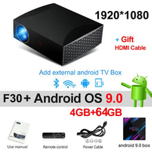 Load image into Gallery viewer, Vivicine F30 1920X1080 Full HD Projector, HDMI USB PC 1080p LED Home Multimedia Video Game Projector Proyector
