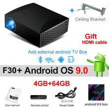Load image into Gallery viewer, Vivicine F30 1920X1080 Full HD Projector, HDMI USB PC 1080p LED Home Multimedia Video Game Projector Proyector