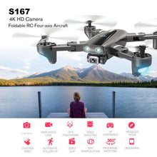 Load image into Gallery viewer, S167 GPS Drone With Camera 5G RC Quadcopter Drone 4K WIFI FPV Foldable Off-Point Flying Gesture Photos Video Helicopter Toy