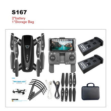 Load image into Gallery viewer, S167 GPS Drone With Camera 5G RC Quadcopter Drone 4K WIFI FPV Foldable Off-Point Flying Gesture Photos Video Helicopter Toy