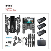 Load image into Gallery viewer, S167 GPS Drone With Camera 5G RC Quadcopter Drone 4K WIFI FPV Foldable Off-Point Flying Gesture Photos Video Helicopter Toy