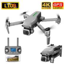 Load image into Gallery viewer, L109 Drone GPS 4K HD Camera 5G WIFI FPV Brushless Motor Foldable Selfie Drones Professional 1000m Long Distance RC Quadcopter