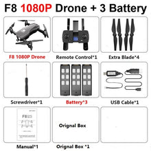Load image into Gallery viewer, F8 drone 4k Profissional Brushless 5G WIFI Drones GPS Quadrocopter with camera Dron air selfie SD Card Anti-Shake Gimbal Drones