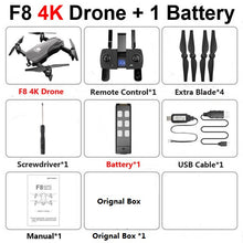 Load image into Gallery viewer, F8 drone 4k Profissional Brushless 5G WIFI Drones GPS Quadrocopter with camera Dron air selfie SD Card Anti-Shake Gimbal Drones