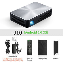 Load image into Gallery viewer, VIVIBRIGHT Full HD Projector J10, 1920x1080P, Android, WIFI, HD in. 6000mAH Battery,Portable MINI Projector.1080P Home Theater