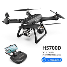 Load image into Gallery viewer, Holy Stone HS700D GPS 5G Drone with 2K Dron Full HD Drone GPS Brushless 1km 1000M 800M WIFI Profesional Com Camera Quadcopter