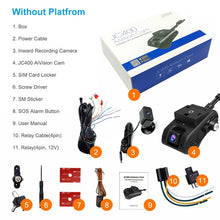 Load image into Gallery viewer, JC400 Car Camera Recorder AiVision HD 1080P Dash Camra WIFI Remote Monitoring Live Streaming Car Camera 4G GPS Tracker For Car