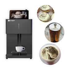 Load image into Gallery viewer, EVEBOT 3Dprinter coffee printer latte latte maker biscuit edible ink chocolate biscuit bread printer complimentary ink cartridge