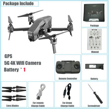 Load image into Gallery viewer, Professional GPS Drone 4K HD 5G Wifi FPV Camera Quadcopter Foldable Arm Brushless Motor Helicopter Toys Optical Dual Camera Dron