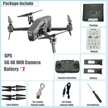 Load image into Gallery viewer, Professional GPS Drone 4K HD 5G Wifi FPV Camera Quadcopter Foldable Arm Brushless Motor Helicopter Toys Optical Dual Camera Dron