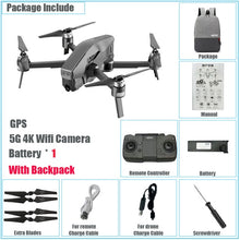 Load image into Gallery viewer, Professional GPS Drone 4K HD 5G Wifi FPV Camera Quadcopter Foldable Arm Brushless Motor Helicopter Toys Optical Dual Camera Dron