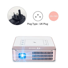 Load image into Gallery viewer, AODIN WOW Portable Mini WIFI Smart HD Projector 150 Ansi Lumen LED DLP TV Projector 4K Supported Stream 100000+ TV & Movies