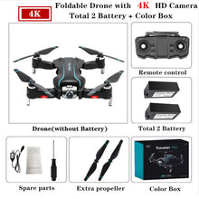 Load image into Gallery viewer, S17 Drone 4k HD Camera GPS Drone WiFi FPV 1080P No Signal Return RC Helicopter Flight 15 Minutes Quadcopter Drone with Camera