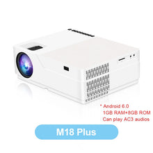 Load image into Gallery viewer, Everycom M18 Native 1920X1080 Real Full HD Projector Home Multimedia Video Game Projector Beamer (Optional Android WiFi AC3)