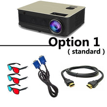 Load image into Gallery viewer, Poner Saund M5 WIFI LCD Projector 5500 Lumen Full HD Android 6.0 Double HIFI speakers Add 10m HDMI Tripod 3D Proyector M5W