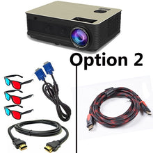 Load image into Gallery viewer, Poner Saund M5 WIFI LCD Projector 5500 Lumen Full HD Android 6.0 Double HIFI speakers Add 10m HDMI Tripod 3D Proyector M5W