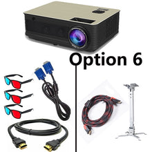 Load image into Gallery viewer, Poner Saund M5 WIFI LCD Projector 5500 Lumen Full HD Android 6.0 Double HIFI speakers Add 10m HDMI Tripod 3D Proyector M5W