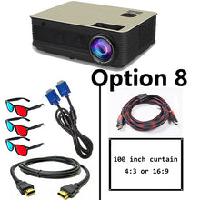 Load image into Gallery viewer, Poner Saund M5 WIFI LCD Projector 5500 Lumen Full HD Android 6.0 Double HIFI speakers Add 10m HDMI Tripod 3D Proyector M5W