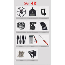 Load image into Gallery viewer, RC Drone GPS 5G WiFi FPV 1080P Camera Smart Follow RC Quadcopter Professional Helicopter selfie Aerial Photography aircraft