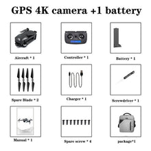 Load image into Gallery viewer, XIL GPS Drone HD 4K Camera 5G WiFi Two Axis Gimbal Brushless Motor Folding Quadcopter 50 Times Zoom Flight 25-28 Minutes