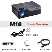 Load image into Gallery viewer, AUN Full HD 1080P Projector M18UP, 5500 Lumens, Android 8.0 WIFI Bluetooth Video Beamer for 4K Home Cinema (Optional M18 AC3)