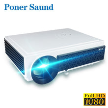 Load image into Gallery viewer, Poner Saund 96Plus LED Projector Full HD 1080P Android Projector Wifi 3D Video Smart for Home Theater Free Gifts Proyector Hdmi
