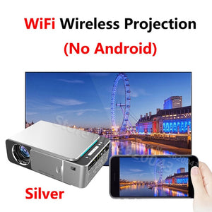 T6 3500 Lumens HD Portable LED Projector 1280*720 Native Resolution 720P HD Video Projector USB VGA HDMI Beamer for Home Cinema