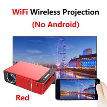 Load image into Gallery viewer, T6 3500 Lumens HD Portable LED Projector 1280*720 Native Resolution 720P HD Video Projector USB VGA HDMI Beamer for Home Cinema
