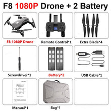 Load image into Gallery viewer, F8 drone 4k Profissional Brushless 5G WIFI Drones GPS Quadrocopter with camera Dron air selfie  SD Card Anti-Shake Gimbal Drones
