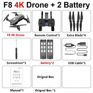 F8 drone 4k Profissional Brushless 5G WIFI Drones GPS Quadrocopter with camera Dron air selfie  SD Card Anti-Shake Gimbal Drones