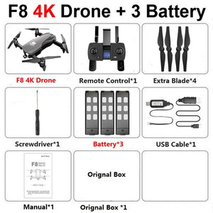 F8 drone 4k Profissional Brushless 5G WIFI Drones GPS Quadrocopter with camera Dron air selfie  SD Card Anti-Shake Gimbal Drones