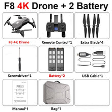 Load image into Gallery viewer, F8 drone 4k Profissional Brushless 5G WIFI Drones GPS Quadrocopter with camera Dron air selfie  SD Card Anti-Shake Gimbal Drones
