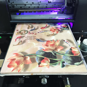 ONEVAN.Epson R1390 UV printer, flatbed printing machine, embossed effect printer. UV printer in A3 format