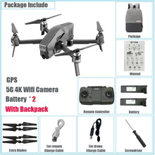 Load image into Gallery viewer, Professional GPS Drone 4K HD 5G Wifi FPV Camera Quadcopter Foldable Arm Brushless Motor Helicopter Toys Optical Dual Camera Dron
