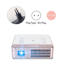 Load image into Gallery viewer, AODIN WOW Portable Mini WIFI Smart HD Projector 150 Ansi Lumen LED DLP TV Projector 4K Supported Stream 100000+ TV &amp; Movies
