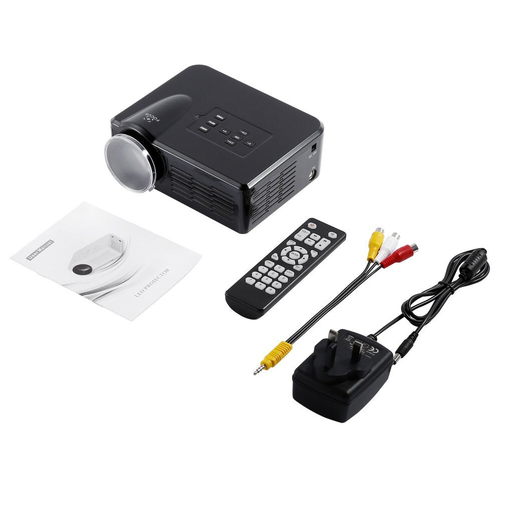 Mini LED Video Projector Portable TV DVD Game Projectors LCD HD Video 3D Home Theater Education HDMI VGA AV USB Beamer BL-35