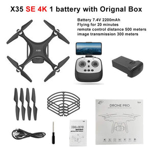 HGIYI X35 GPS Drone 4K HD Camera RC Quadcopter Drones Profissional Gimbal Stabilizer 5G WiFi FPV Brushless Motor 30mins Flight