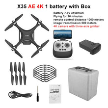 Load image into Gallery viewer, HGIYI X35 GPS Drone 4K HD Camera RC Quadcopter Drones Profissional Gimbal Stabilizer 5G WiFi FPV Brushless Motor 30mins Flight
