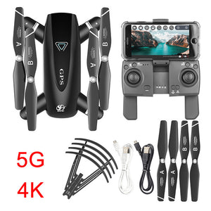 S167 Foldable Drone GPS with Camera 4K 5G WIFI FPV Drone Way-point Flying Remote Control Toy RC Quadcopter Helicopter Toys