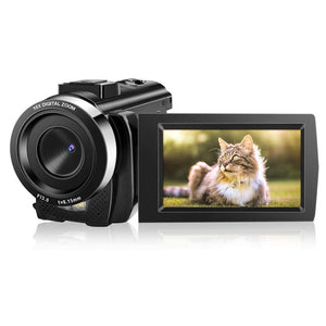 4K Camcorder Video Camera Wifi Night Vision 3.0 Inch LCD Touch Screen Time-lapse Photography Camera Fotografica With Micr