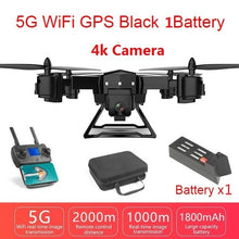 Load image into Gallery viewer, HD 5G WIFI FPV GPS Drone KY601G 4k Drone Camera Minutes RC  Quadcopter Remote Control Distance 2km Camera Drone 4K 30&#39;Flight
