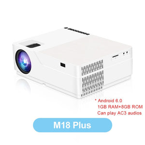 Everycom M18 Native 1920X1080 Real Full HD Projector Home Multimedia Video Game Projector Beamer (Optional Android WiFi AC3)