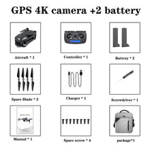 Load image into Gallery viewer, XIL GPS Drone HD 4K Camera  5G WiFi Two Axis Gimbal Brushless Motor Folding Quadcopter 50 Times Zoom Flight 25-28 Minutes
