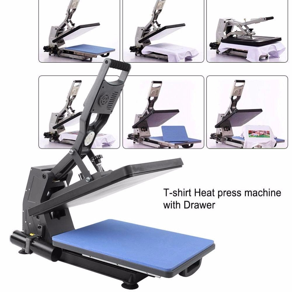 ST-4050A 40x50CM Hydraulic Sublimation Printer Automatic T-shirt Heat Press Machine Printer For Bag/Puzzle/Rock/Glass