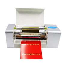 Load image into Gallery viewer, Amydor 360 Foil Printer Computer Control Hot Foil Stamping Machine High Quality Digital Foil Ribbon Printer
